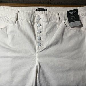 Simply Vera White Skinny Jeans
